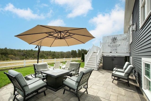 29 Spyglass Ln, Plymouth, MA 02360 - view of patio / terrace with stairway