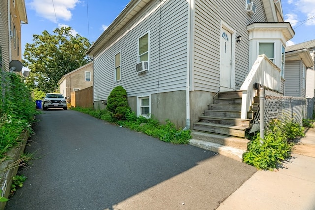 view of side of property