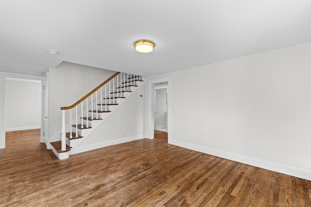 interior space with wood-type flooring