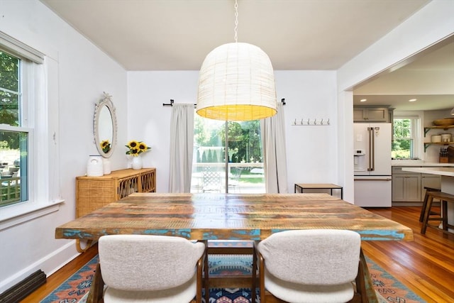 15 N Pleasant, Dartmouth, MA 02748 - dining room with wood finished floors and recessed lighting