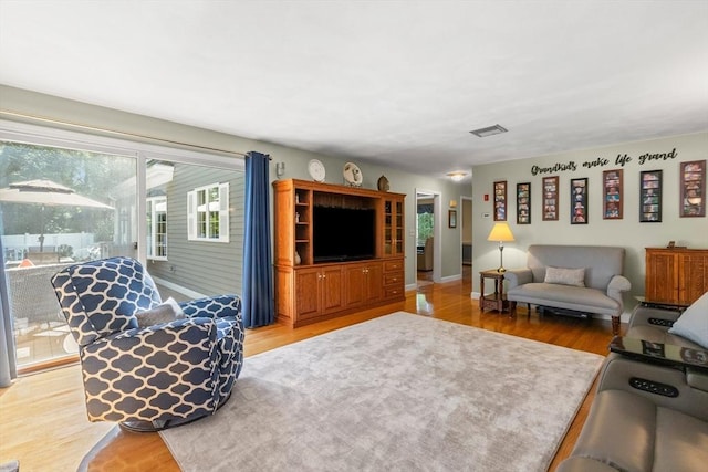 1 Burnham Ln, Danvers, MA 01923 - living area featuring wood finished floors and baseboards