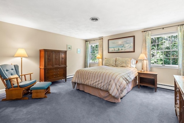 1 Burnham Ln, Danvers, MA 01923 - carpeted bedroom featuring baseboard heating and multiple windows
