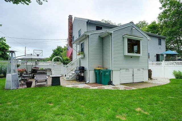 113 Edgehill Rd Unit 113, Norwood, MA 02062 - rear view of property with a chimney