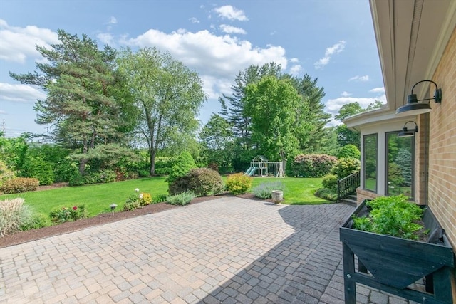 109 Wild Grove Ln, Longmeadow, MA 01106 - view of patio featuring a playground