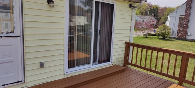 107 Chestnut Cir, Randolph, MA 02368 - deck featuring a yard