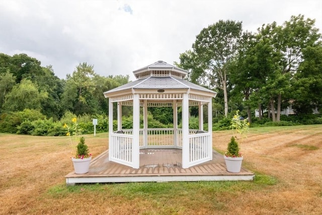 3 Beals Cv Unit F, Hingham, MA 02043 - view of home's community featuring a gazebo and a lawn