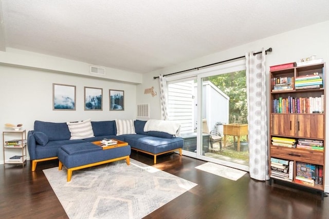 3 Beals Cv Unit F, Hingham, MA 02043 - living room with wood finished floors and a textured ceiling