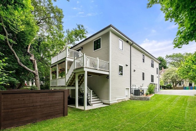 103 Warwick Rd Unit 103, Newton, MA 02465 - back of house with stairway and a deck
