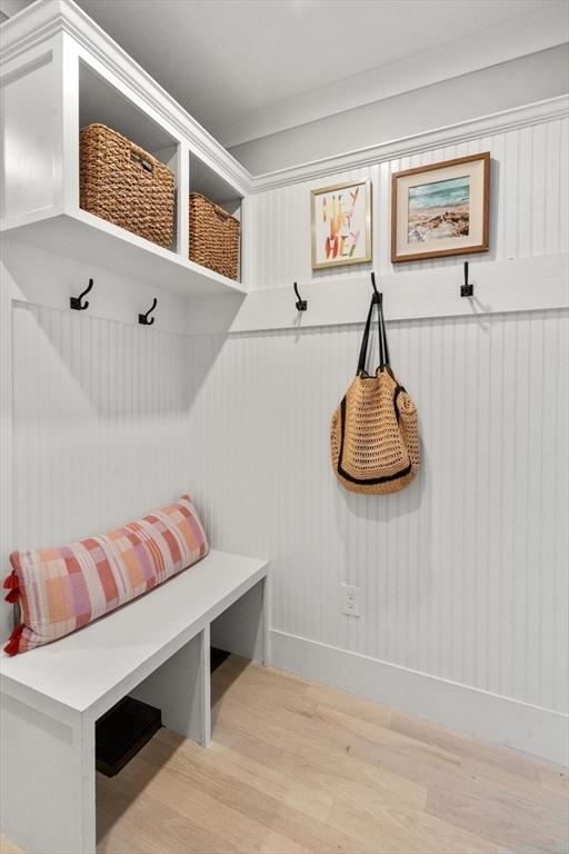 103 Warwick Rd Unit 103, Newton, MA 02465 - mudroom with wood finished floors