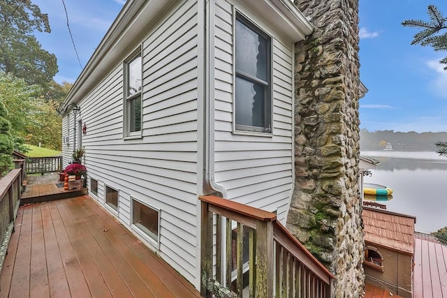 371-377 Franklin St, Wrentham, MA 02093 - view of wooden deck