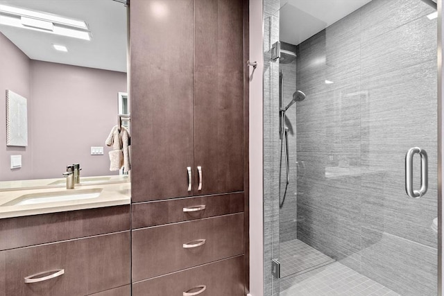 50 Longwood Ave Unit 1016/1017, Brookline, MA 02446 - full bathroom with a shower stall and vanity