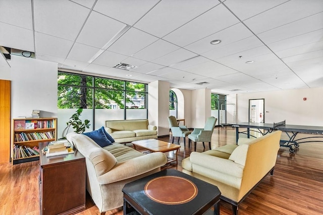 50 Longwood Ave Unit 1016/1017, Brookline, MA 02446 - living room featuring plenty of natural light and wood finished floors