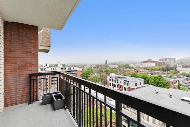 50 Longwood Ave Unit 1016/1017, Brookline, MA 02446 - balcony with a view of city