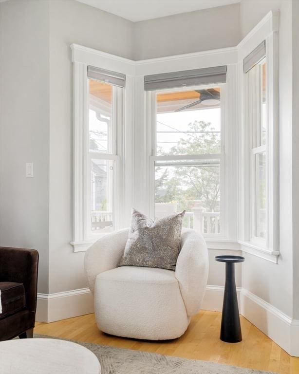 15 Berkeley St, Somerville, MA 02143 - sitting room with wood finished floors and plenty of natural light