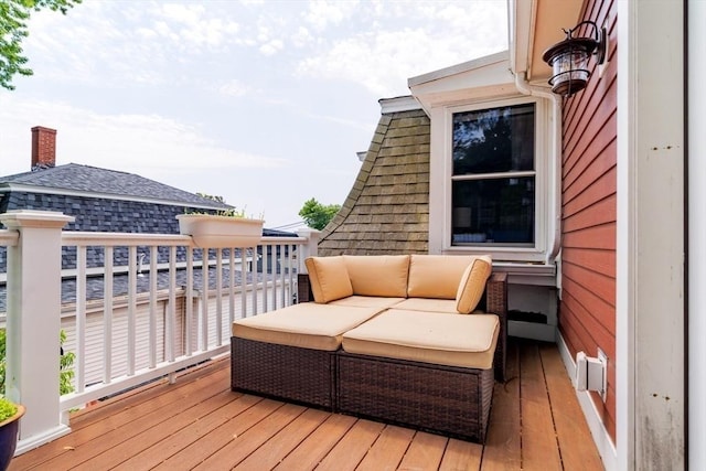 15 Berkeley St, Somerville, MA 02143 - deck with an outdoor hangout area
