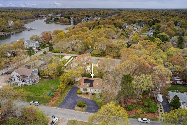 22 Woodside Dr, Falmouth, MA 02536 - view of property location with a large body of water and a forest
