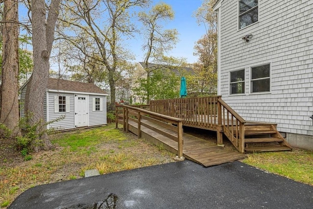 22 Woodside Dr, Falmouth, MA 02536 - deck with an outdoor structure