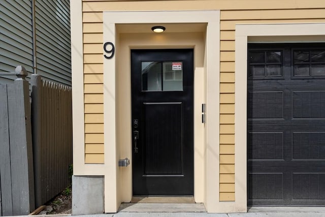 9 Russell Unit 1, Boston, MA 02129 - property entrance featuring a garage