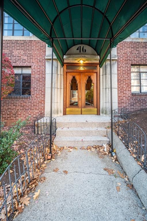 doorway to property featuring french doors