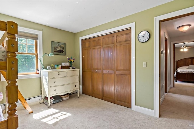 31 Blanding Rd, Rehoboth, MA 02769 - bedroom featuring light carpet, a closet, and baseboards