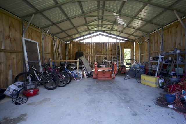 31 Blanding Rd, Rehoboth, MA 02769 - garage with metal wall