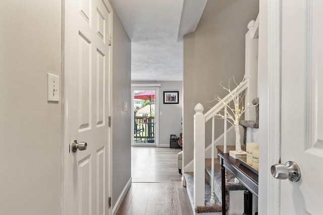 193 Patrick Rd Unit 193, Tewksbury, MA 01876 - hall featuring wood finished floors and baseboards