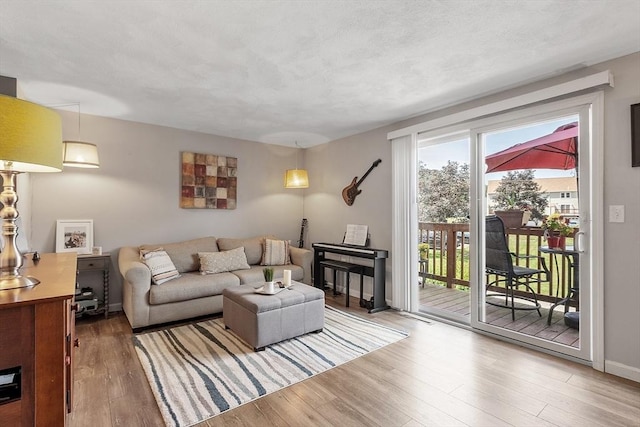 193 Patrick Rd Unit 193, Tewksbury, MA 01876 - living area with wood finished floors and baseboards