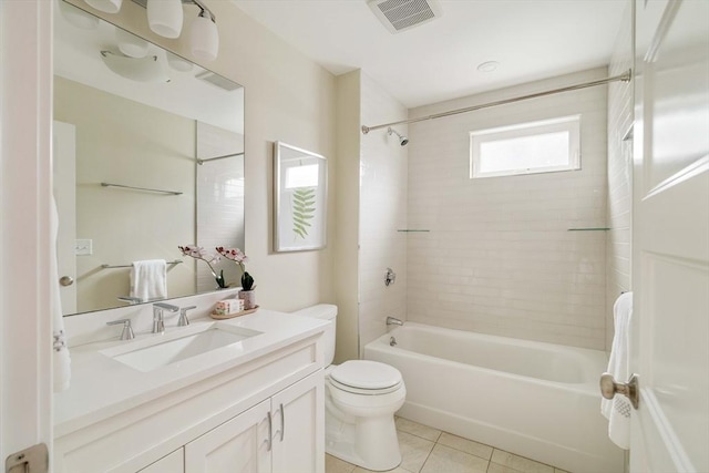 31 Neponset Ave, Boston, MA 02131 - bathroom with vanity, bathing tub / shower combination, and tile patterned flooring