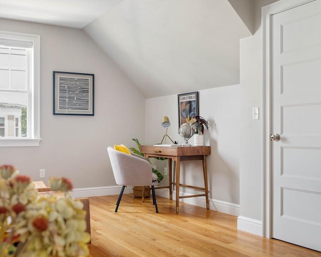 31 Neponset Ave, Boston, MA 02131 - office space featuring wood finished floors and vaulted ceiling