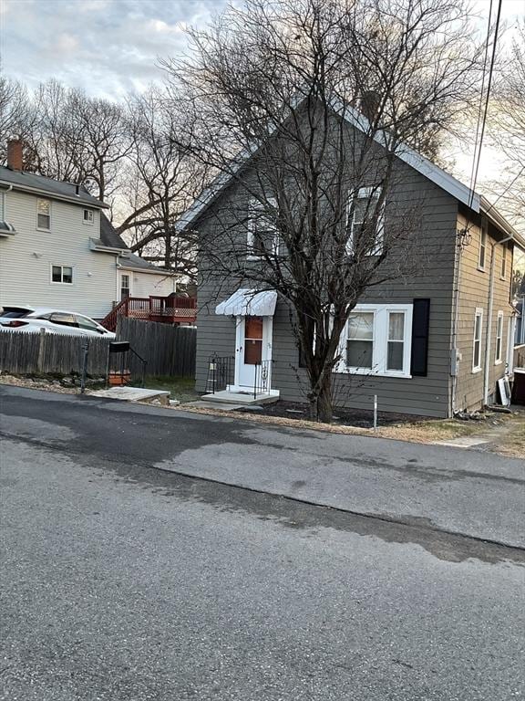 view of front of home