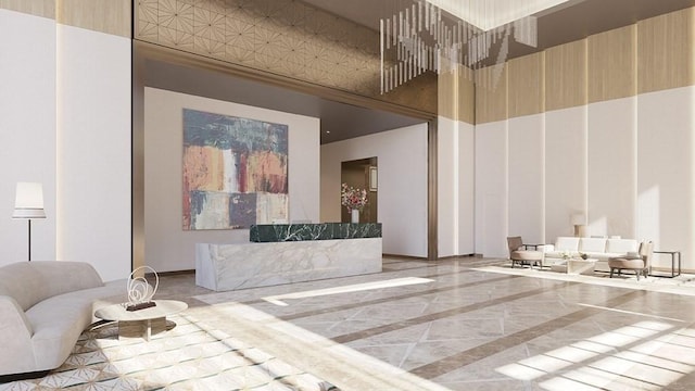 240 Devonshire St Unit 4012, Boston, MA 02110 - community lobby featuring a towering ceiling