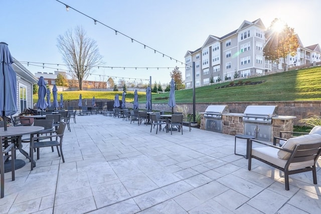 view of patio / terrace featuring area for grilling