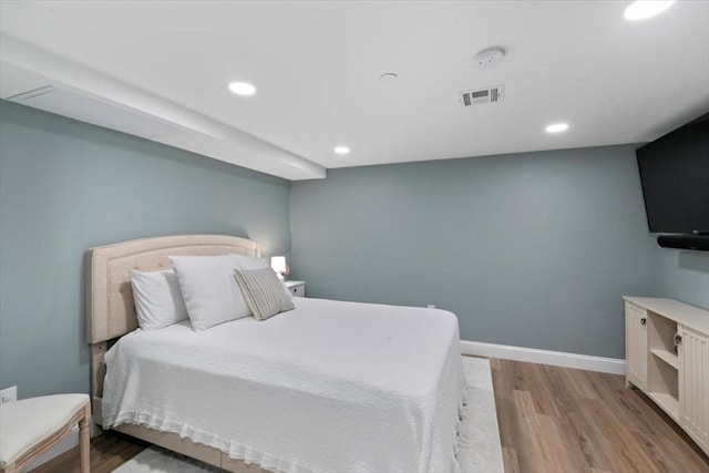 21 Bailey Pond Ln Unit 21, Amesbury, MA 01913 - bedroom with wood finished floors, recessed lighting, and baseboards