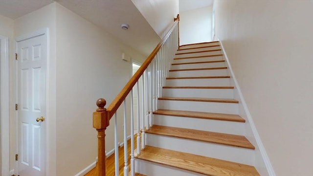 view of stairs