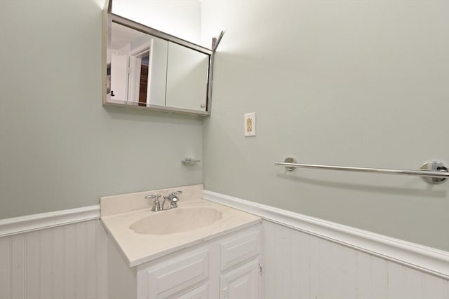 246 Farrwood Dr Unit 246, Haverhill, MA 01835 - bathroom with a wainscoted wall and vanity