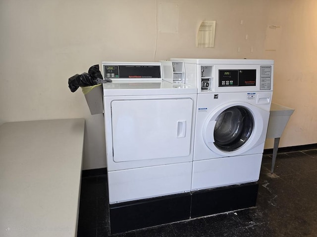 17 Skyline Dr Unit 3, Braintree, MA 02184 - community laundry featuring washer and dryer and baseboards