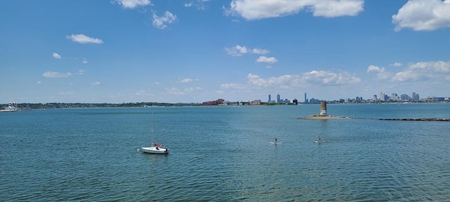 131 Dorchester St Unit 131, Quincy, MA 02171 - water view featuring city skyline
