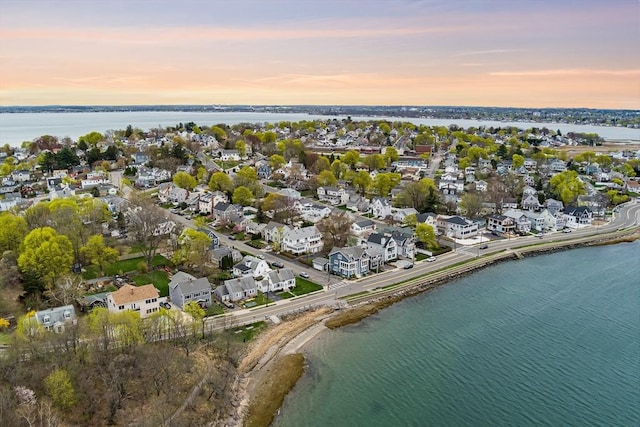 131 Dorchester St Unit 131, Quincy, MA 02171 - aerial view at dusk of a water view and a residential view