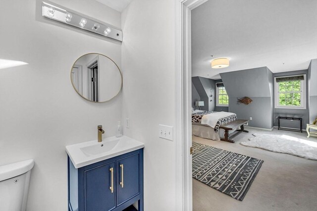 1 Webster Ln, Wilbraham, MA 01095 - bathroom with vanity and toilet