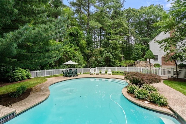 23 Lafayette Dr, Walpole, MA 02032 - view of pool featuring outdoor dining area and view of scattered trees