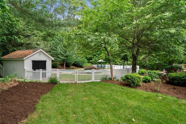 23 Lafayette Dr, Walpole, MA 02032 - view of yard with a storage unit
