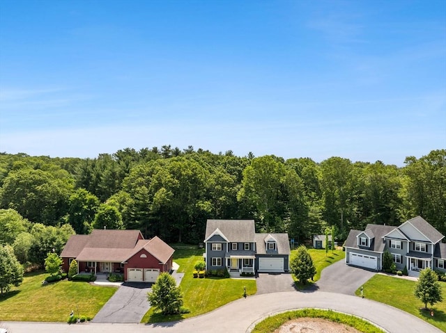 6 Jacoby Way, Seekonk, MA 02771 - view from above of property with a forest