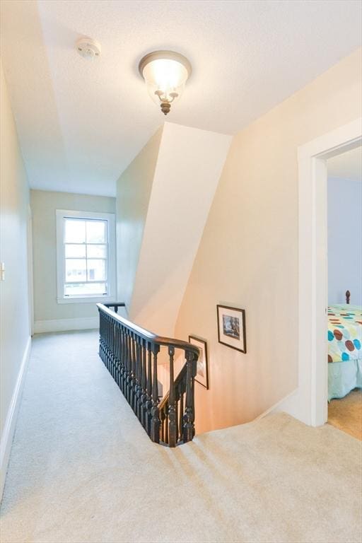 37 Pemberton Rd, Wayland, MA 01778 - stairway featuring carpet and baseboards