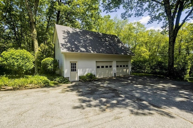 60 Daniel Shays Hwy, Pelham, MA 01002 - view of detached garage