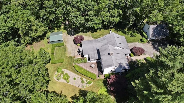 60 Daniel Shays Hwy, Pelham, MA 01002 - view from above of property