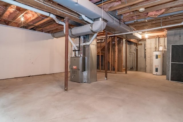 17 Harbor Hl Unit 17, Bourne, MA 02532 - unfinished below grade area featuring water heater and heating unit