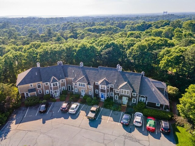 17 Harbor Hl Unit 17, Bourne, MA 02532 - drone / aerial view of a heavily wooded area