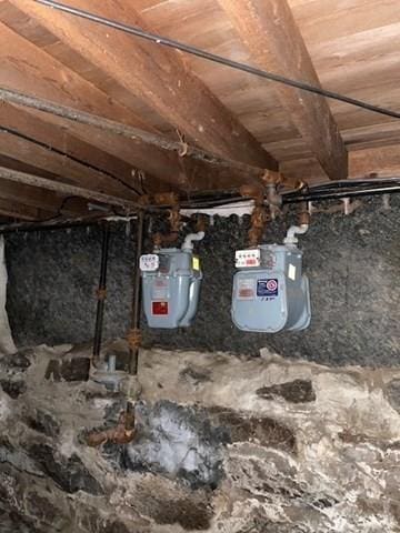 268-270 Providence Rd, Grafton, MA 01560 - utility room with gas meter