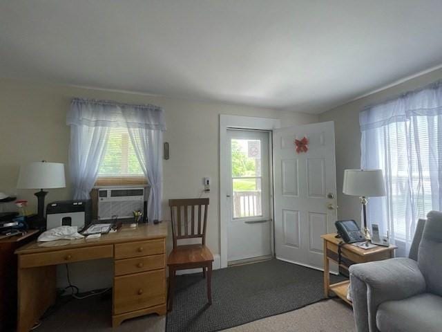 268-270 Providence Rd, Grafton, MA 01560 - carpeted home office with cooling unit