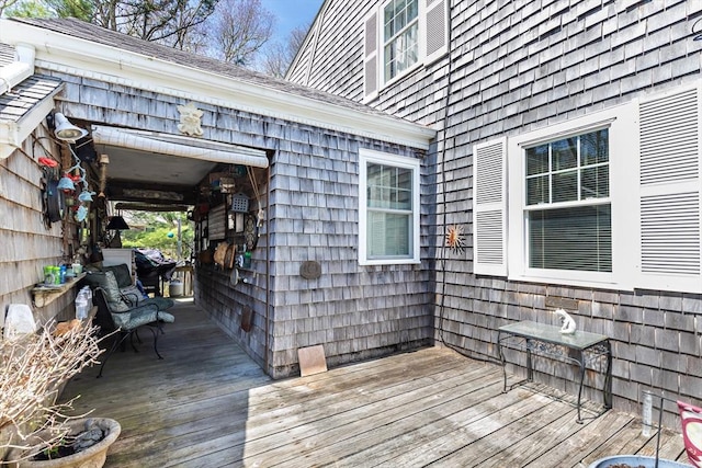 39 Bennets Neck Dr, Bourne, MA 02559 - view of wooden deck